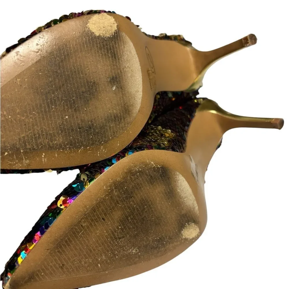 CHINESE LAUNDRY | heels pumps shoes sequin 9 40